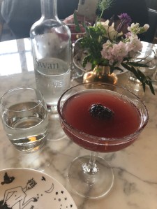 Cocktail at the Swan, Shakespeare's Globe, London