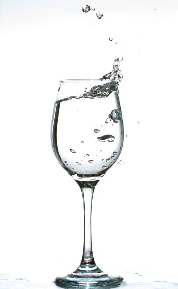 glass of water